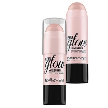 Хайлайтер в стике Bellaoggi Feel Glow Face "02 Rose Gold" Светло-розовый