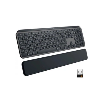 Клавіатура Logitech MX Keys Plus Advanced Wireless Illuminated with Palm Rest UA Graphit