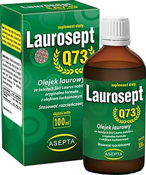 Krople ASEPTA Laurosept Q73 wzmacnia odporność 100 ml (AS405)