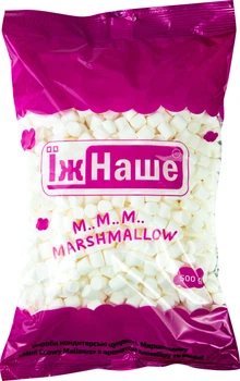 Маршмеллоу Їж наше Mini Snowy Mallows с ароматом пломбира и ванили 500 г (4820183980649)