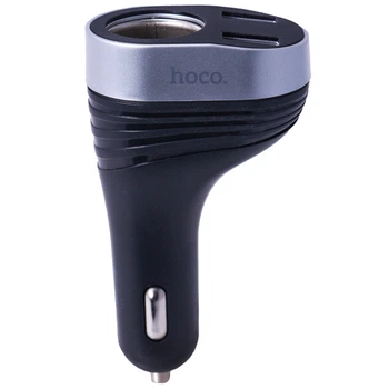 Автомобильное зарядное устройство Hoco Z29 Car Charger | 3.1A | 2U | Digital Display Black