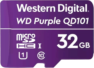 Western Digital Purple SC QD101 microSDHC 32 GB klasa 10 (WDD032G1P0C)