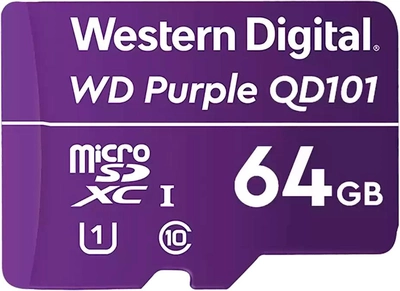 Western Digital Purple SC QD101 microSDXC 64 GB klasa 10 (WDD064G1P0C)