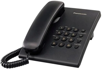 Telefon stacjonarny Panasonic KX-TS500 PDB Czarny