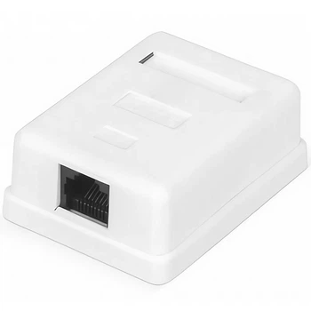 Компьютерная розетка Kingda KD-WP6036-C5e Сat5e/STP/RJ45x1 Белый
