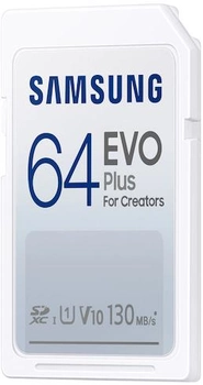 Samsung Evo Plus SDXC 64GB UHS-I U1 V10 (MB-SC64K/EU)
