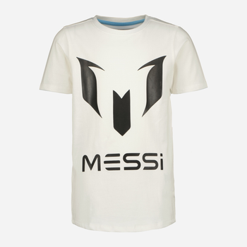 Koszulka młodzieżowa chłopięca Messi C099KBN30001 152 cm Biała (8720386951827)