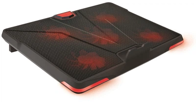 Охлаждающая подставка для ноутбука Crown CMLS-130 Black/Red