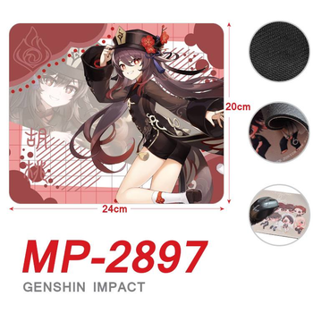 Коврик для мыши Genshin Impact "Ху Тао" 20 х 24 см 3DTOYSLAMP