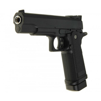 Страйкбольний пістолет Colt M1911 Hi-Capa Galaxy G6 метал чорний