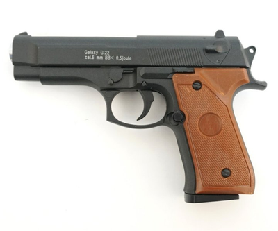 Дитячій пістолет Beretta 92FS Galaxy G22 метал чорний