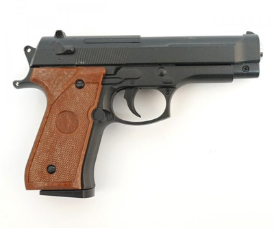 Дитячій пістолет Beretta 92FS Galaxy G22 метал чорний