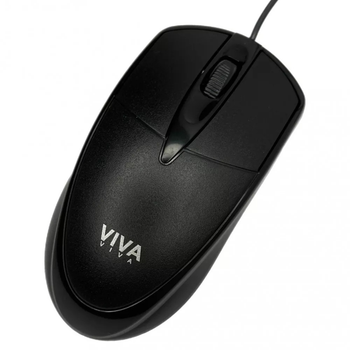 Проводная компьютерная мышь VIVA BM720 (симметричная, 1000 dpi, оптическая, 1.6м) - Черный