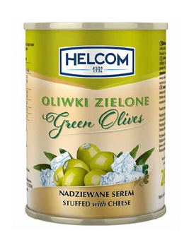 Оливки зелені Helcom фаршировані сиром 280г