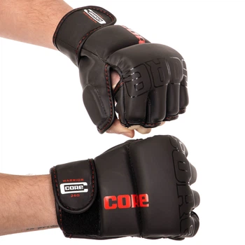 Перчатки для смешанных единоборств Core Warrior 8536 размер L Black