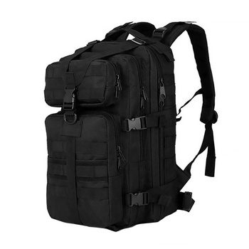 Рюкзак тактичний AOKALI Outdoor A10 Black штурмова військова сумка 35L