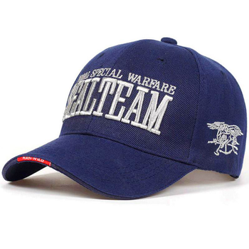 Бейсболка Han-Wild Sealteam Blue военная кепка для занятий спортом спецназа L