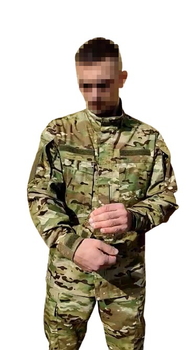 Тактическая военная форма, комплект китель + штаны, мультикам, размер 56