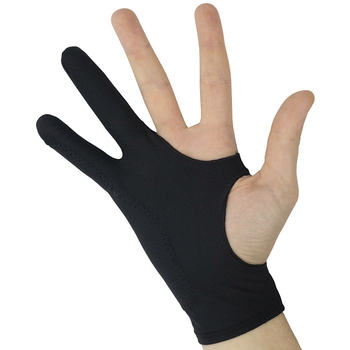 Перчатка для рисования на планшете Galeo Anti-Mistouch Breathable Black Размер L