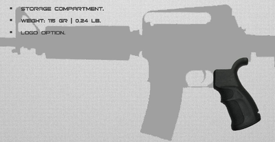 Руків'я пістолетне IMI Defense M16/AR15 EG Overmolding Grip