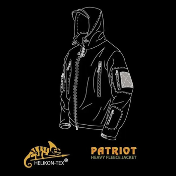 Куртка тактична Helikon-Tex Patriot Fleece M Multicam