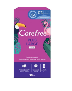Щоденні прокладки Carefree Plus Large Fresh 36 шт. (3574661604770)