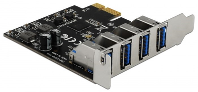 Delock Karta rozszerzeń PCI-Express 4 x USB 3.0 Typ-A (90304)