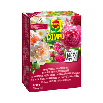 Комплексное минеральное удобрение для роз длительного действия, 0.85кг, Compo(Компо), 1574