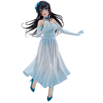 Фигурка Taito Mai Sakurajima Bunny Knit&nbsp;&nbsp;Party dress ver.&nbsp;Этот глупый свин Маи Сакурадзима 18 cм T MS B PD