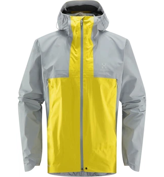 Ветровка Haglofs L.I.M GTX Active Jacket Men L серый салатовый