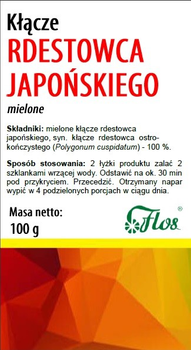 Rdestowiec Japoński FLOS Kłącze Spożywczy 100 G (FL370)