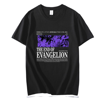Футболка черная LOYS Аниме the end of evangelion XXL