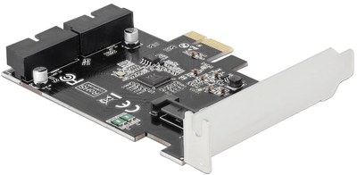 Delock Karta rozszerzeń PCI-Express 2 x USB 3.0 z listwą pinową (90387)