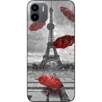 Бампер силиконовый чехол SMTT для Xiaomi Redmi A1 Plus с картинкой Париж