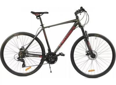 Гірський велосипед 28 дюймів 21 рама Crosser 700C XC-330 Hybrid Чорний