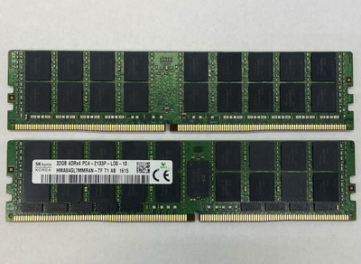 Память Hynix DDR4 32GB PC4-17000 (2133P) (HMA84GL7MMR4N-TF) (2DRx4/ECC Registered), б/в