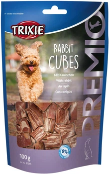 Ласощі для собак Trixie PREMIO Rabbit Cubes кролик 100 г (4011905315454)
