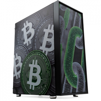 Корпус Vinga Pillar Black Bitcoin (01230011783 82663)
