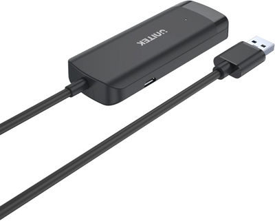 Hub USB Unitek uHUB Q4 4 porty Zasilany hub USB 3.0 z kablem o długości 150 cm (H1111E)