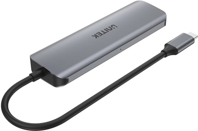 USB-хаб Unitek uHUB P5+ 5-in-1 USB-C Hub with HDMI and 100W Power Delivery (H1107E)