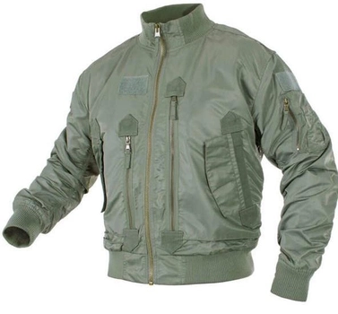 Куртка мужская демисезонная тактическая Mil-tec AVIATOR 10404601 оливковая размер L
