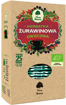 Журавлинний чай Dary Natury Herbatka Żurawinowa 25 x 2.5 г (DN7873)