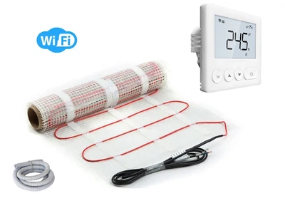 Комплект 4HEAT мат для теплого пола MatKit WiFi-1,0 м2 с терморегулятором