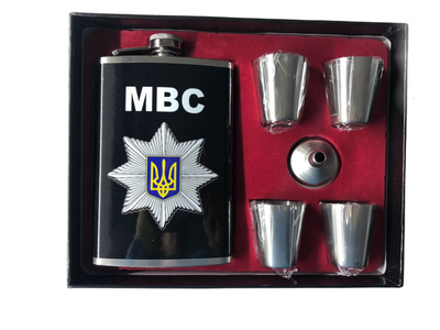 Набор Фляг МВС Украины 270 мл