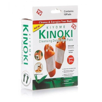 Пластырь для ног детоксикация Kinoki Cleansing Detox Foot Pads очищение организма