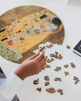 Деревянный Пазл ″Поцелуй″ от PuzzleUP (PUZ50ARTKS030000)