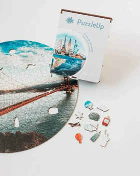Деревянный Пазл ″ Мост Золотые Ворота ″ от PuzzleUP (PUZ30ATGGB030000)