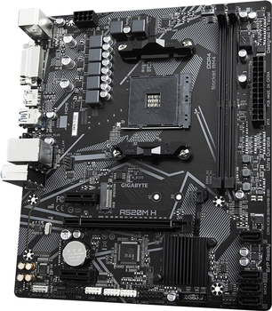 Материнська плата Gigabyte A520M H (sAM4, AMD A520, PCI-Ex16)