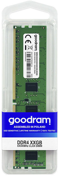 Оперативна пам'ять Goodram DDR4-3200 32768MB PC4-25600 (GR3200D464L22/32G)