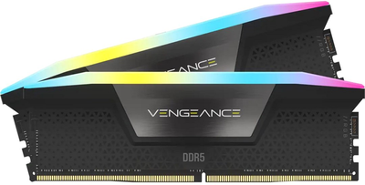 Оперативна пам'ять Corsair DDR5-6000 65536MB PC5-48000 (Kit of 2x32768) Vengeance RGB Black (CMH64GX5M2B6000Z40)